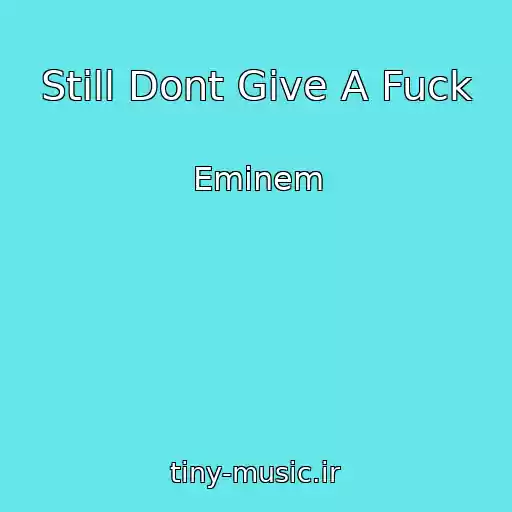 کاور آهنگ Still Dont Give A Fuck از Eminem