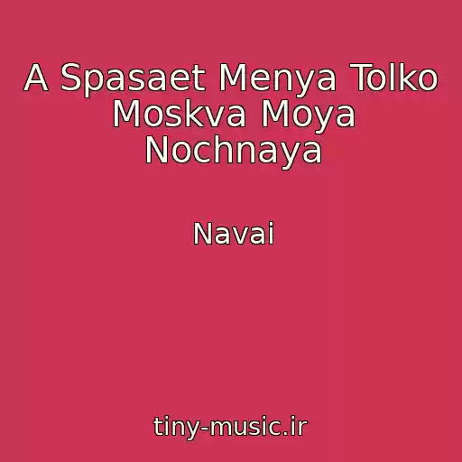 کاور آهنگ A Spasaet Menya Tolko Moskva Moya Nochnaya از Navai