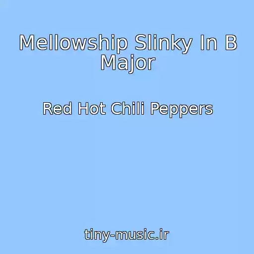 کاور آهنگ Mellowship Slinky In B Major از Red Hot Chili Peppers