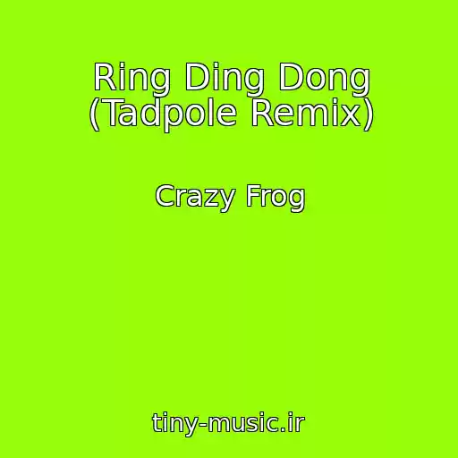 کاور آهنگ Ring Ding Dong (Tadpole Remix) از Crazy Frog