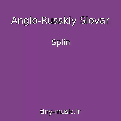 کاور آهنگ Anglo-Russkiy Slovar از Splin