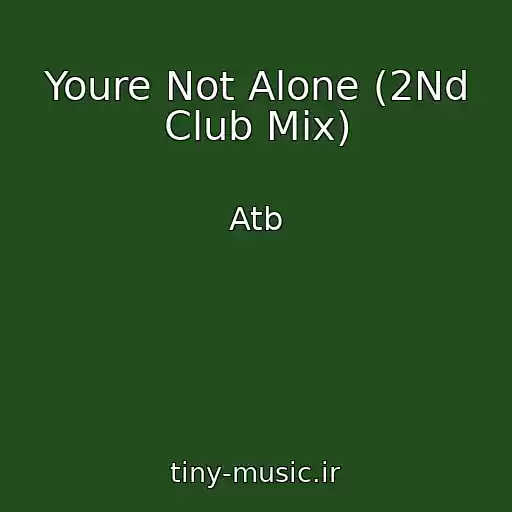 کاور آهنگ Youre Not Alone (2Nd Club Mix) از Atb