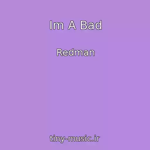 کاور آهنگ Im A Bad از Redman