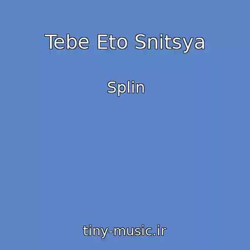 کاور آهنگ Tebe Eto Snitsya از Splin