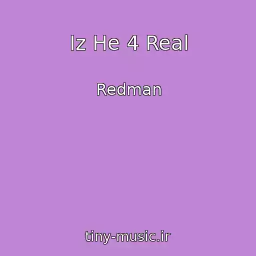 کاور آهنگ Iz He 4 Real از Redman