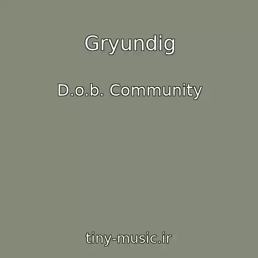 کاور آهنگ Gryundig از D.o.b. Community