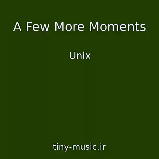 کاور آهنگ A Few More Moments از Unix