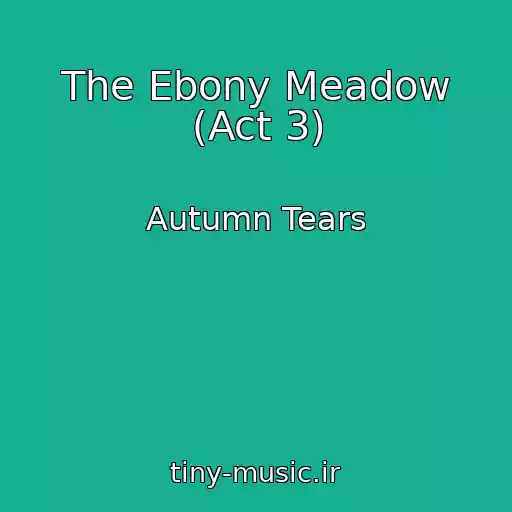 کاور آهنگ The Ebony Meadow (Act 3) از Autumn Tears