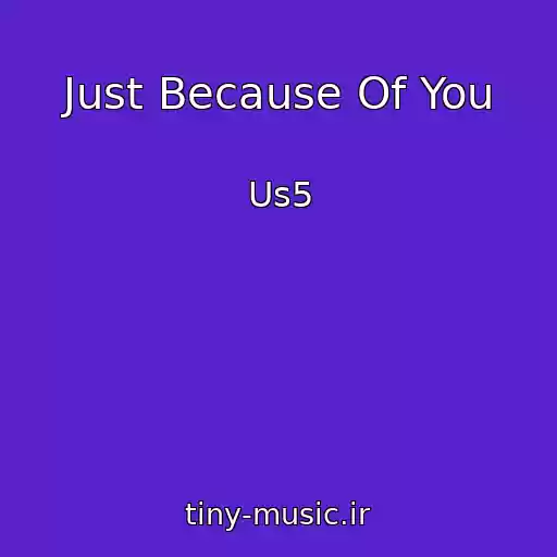 کاور آهنگ Just Because Of You از Us5