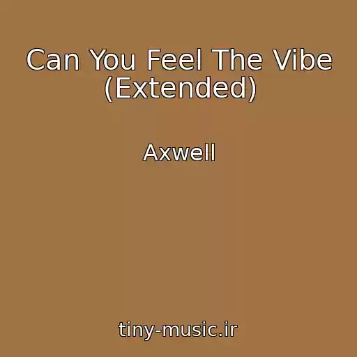کاور آهنگ Can You Feel The Vibe (Extended) از Axwell