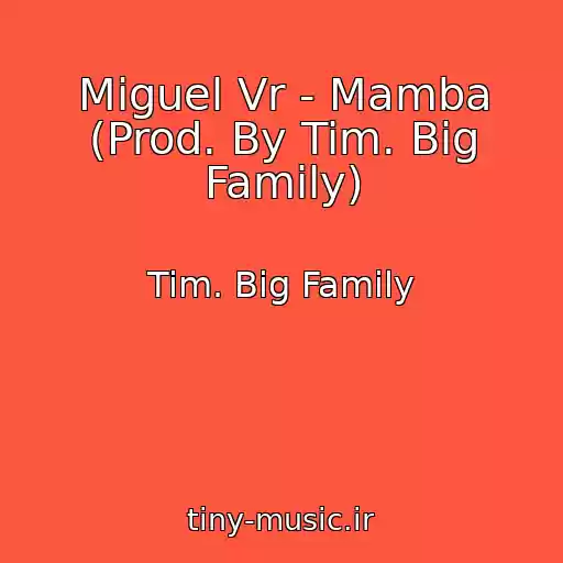 کاور آهنگ Miguel Vr - Mamba (Prod. By Tim. Big Family) از Tim. Big Family