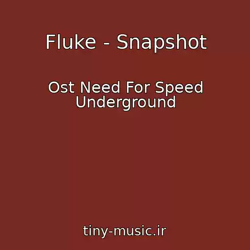 کاور آهنگ Fluke - Snapshot از Ost Need For Speed Underground