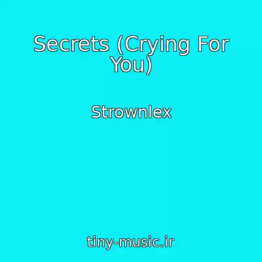 کاور آهنگ Secrets (Crying For You) از Strownlex