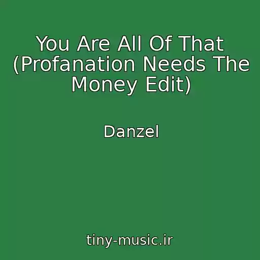 کاور آهنگ You Are All Of That (Profanation Needs The Money Edit) از Danzel