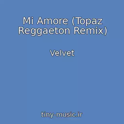 کاور آهنگ Mi Amore (Topaz Reggaeton Remix) از Velvet