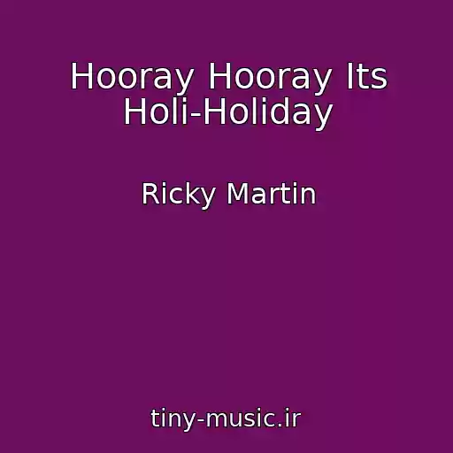 کاور آهنگ Hooray Hooray Its Holi-Holiday از Ricky Martin