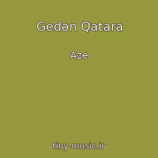 کاور آهنگ Gedən Qatara از Aze