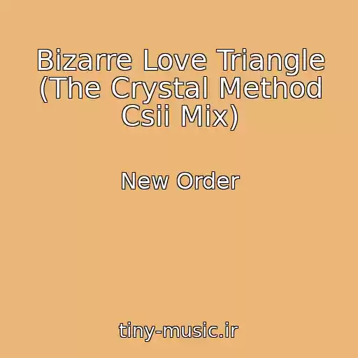کاور آهنگ Bizarre Love Triangle (The Crystal Method Csii Mix) از New Order