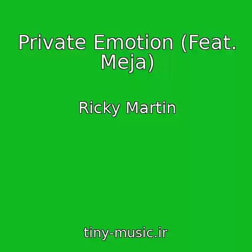 کاور آهنگ Private Emotion (Feat. Meja) از Ricky Martin
