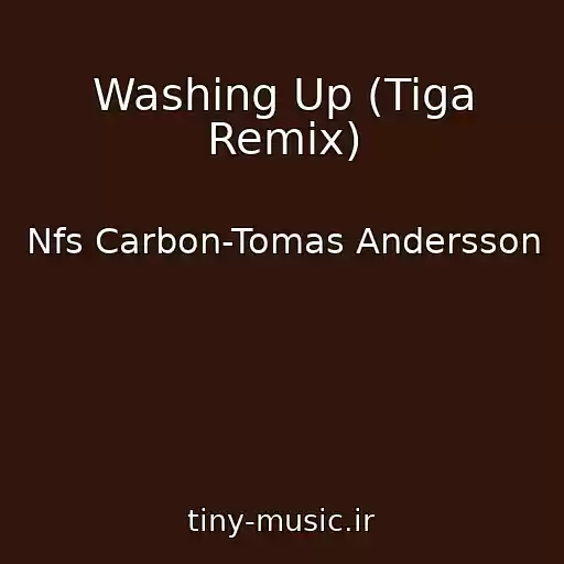 کاور آهنگ Washing Up (Tiga Remix) از Nfs Carbon-Tomas Andersson
