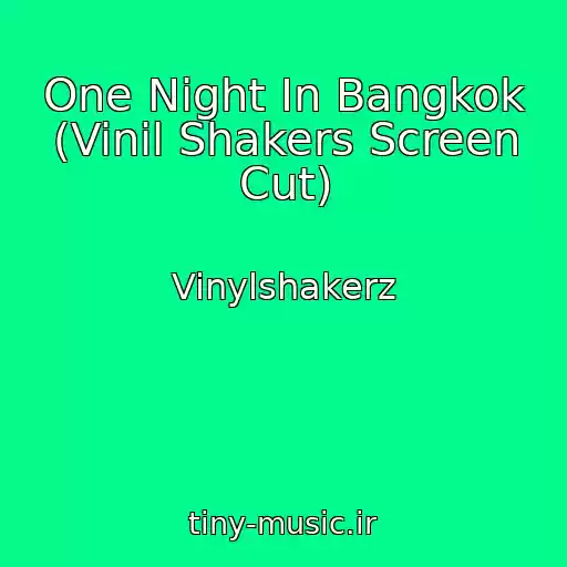 کاور آهنگ One Night In Bangkok (Vinil Shakers Screen Cut) از Vinylshakerz