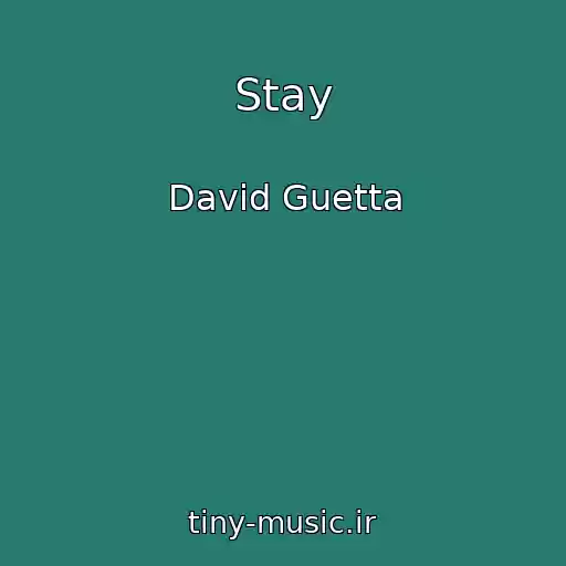 کاور آهنگ Stay از David Guetta