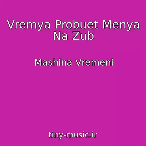 کاور آهنگ Vremya Probuet Menya Na Zub از Mashina Vremeni