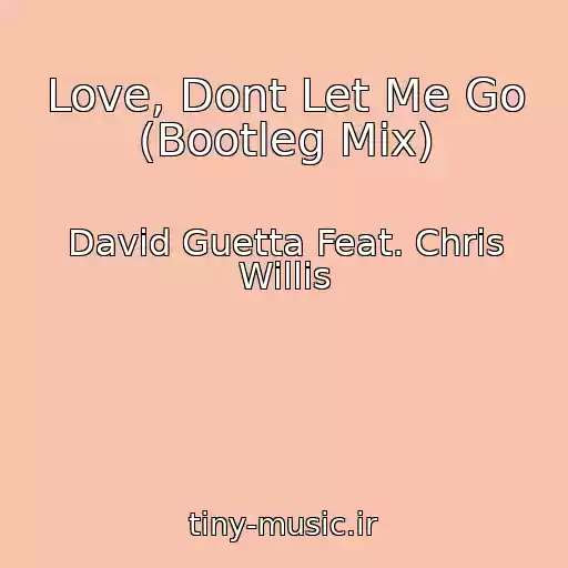 کاور آهنگ Love, Dont Let Me Go (Bootleg Mix) از David Guetta Feat. Chris Willis