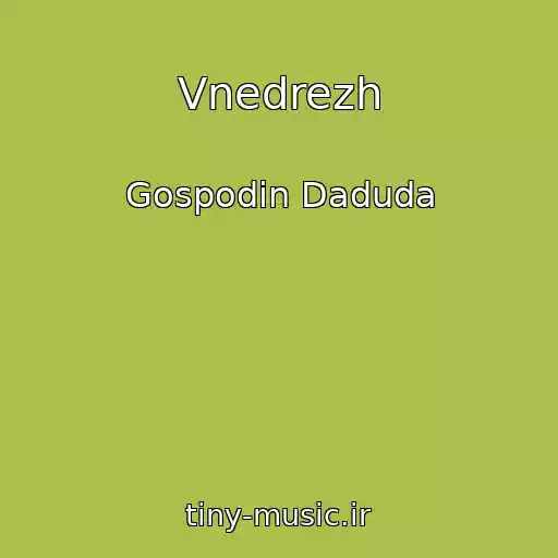 کاور آهنگ Vnedrezh از Gospodin Daduda
