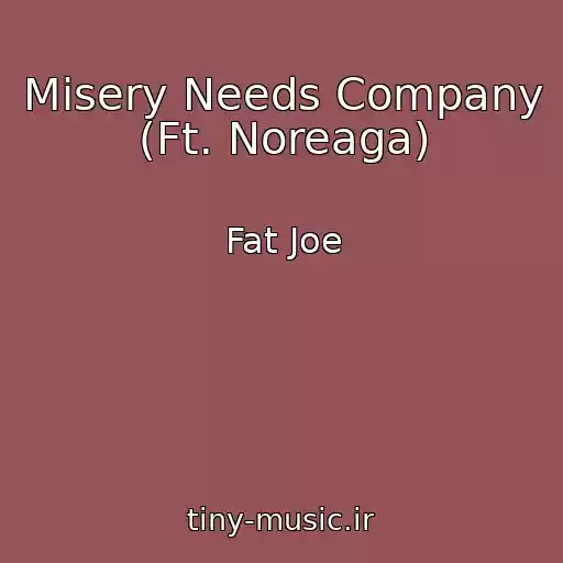 کاور آهنگ Misery Needs Company (Ft. Noreaga) از Fat Joe