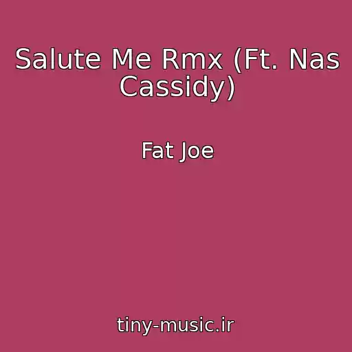 کاور آهنگ Salute Me Rmx (Ft. Nas Cassidy) از Fat Joe