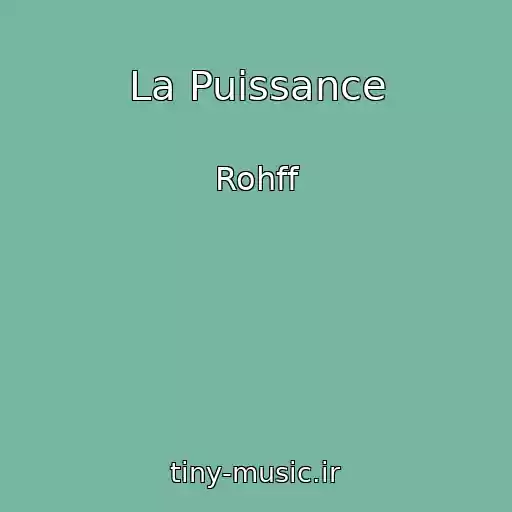 کاور آهنگ La Puissance از Rohff