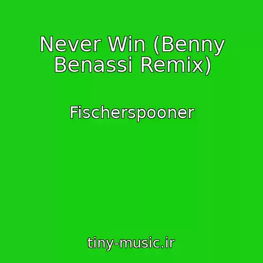 کاور آهنگ Never Win (Benny Benassi Remix) از Fischerspooner