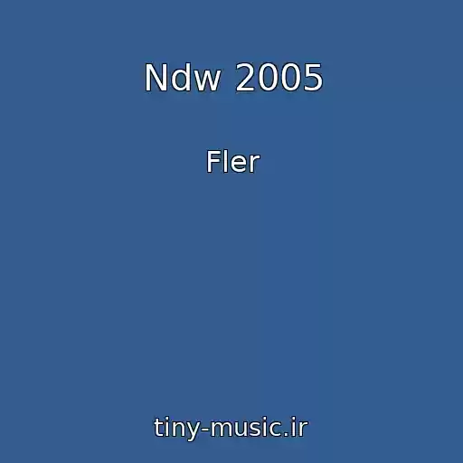 کاور آهنگ Ndw 2005 از Fler