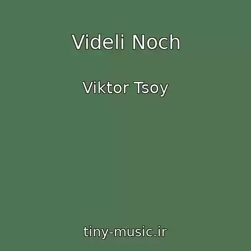 کاور آهنگ Videli Noch از Viktor Tsoy