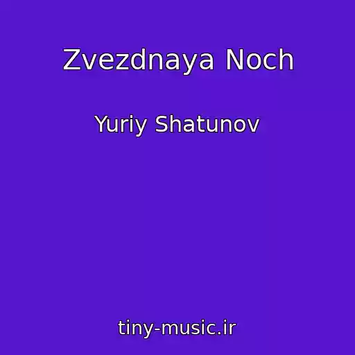 کاور آهنگ Zvezdnaya Noch از Yuriy Shatunov