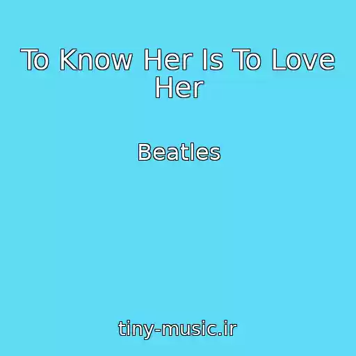 کاور آهنگ To Know Her Is To Love Her از Beatles