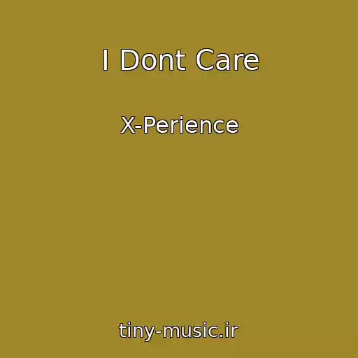 کاور آهنگ I Dont Care از X-Perience
