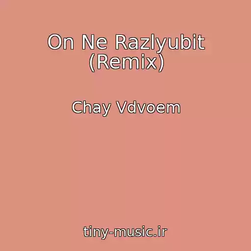 کاور آهنگ On Ne Razlyubit (Remix) از Chay Vdvoem