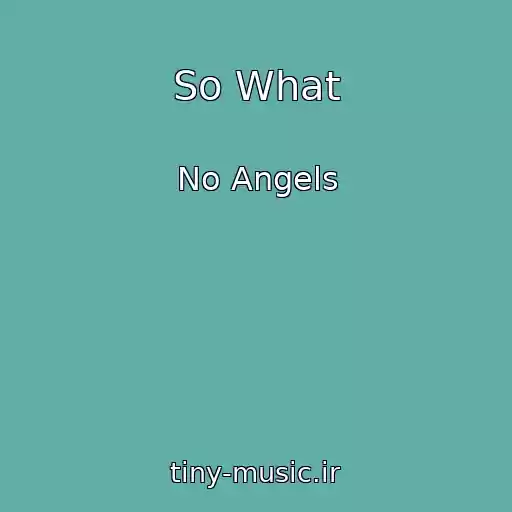 کاور آهنگ So What از No Angels