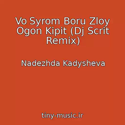 کاور آهنگ Vo Syrom Boru Zloy Ogon Kipit (Dj Scrit Remix) از Nadezhda Kadysheva