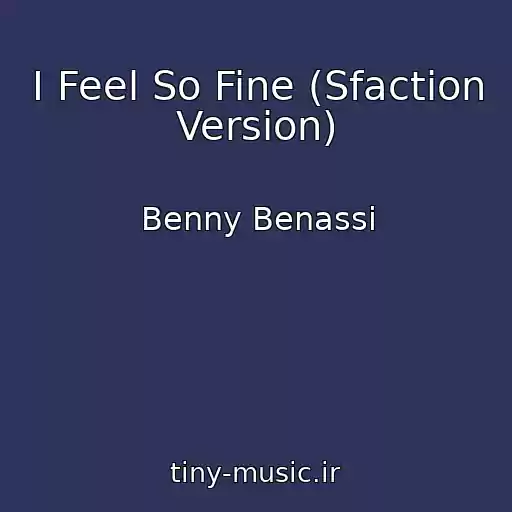 کاور آهنگ I Feel So Fine (Sfaction Version) از Benny Benassi