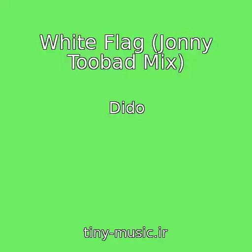 کاور آهنگ White Flag (Jonny Toobad Mix) از Dido