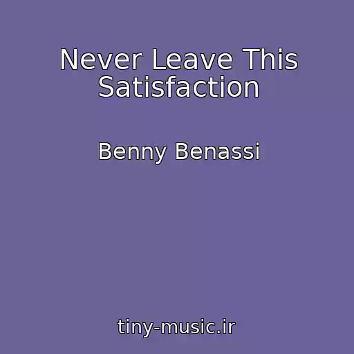 کاور آهنگ Never Leave This Satisfaction از Benny Benassi