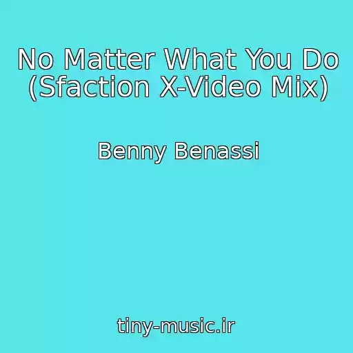 کاور آهنگ No Matter What You Do (Sfaction X-Video Mix) از Benny Benassi