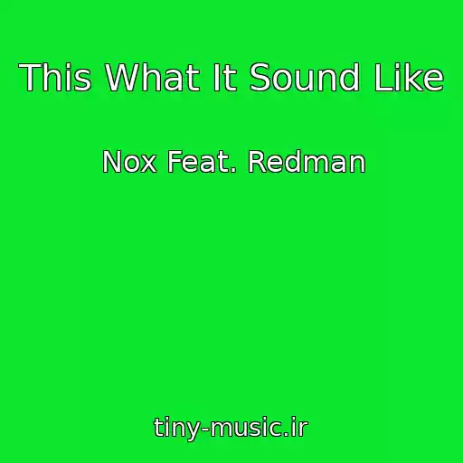 کاور آهنگ This What It Sound Like از Nox Feat. Redman