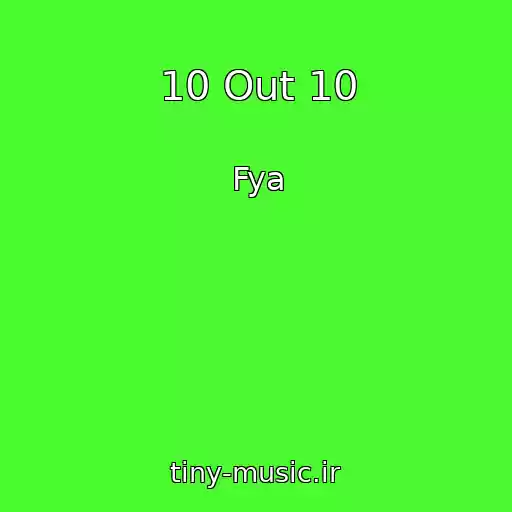 کاور آهنگ 10 Out 10 از Fya