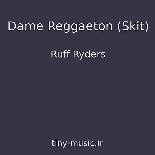 کاور آهنگ Dame Reggaeton (Skit) از Ruff Ryders