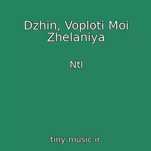 کاور آهنگ Dzhin, Voploti Moi Zhelaniya از Ntl