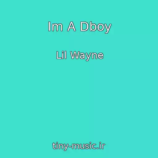 کاور آهنگ Im A Dboy از Lil Wayne